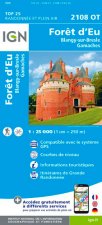 For?t d'Eu - Blangy-sur-Bresle - Gamaches 1:25 000