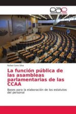 funcion publica de las asambleas parlamentarias de las CCAA
