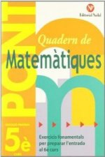 Pont, matemàtiques, 5 Educació Primària
