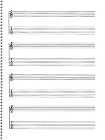 Passantino Music Papers, No. 159: Guitar Manuscript Paper