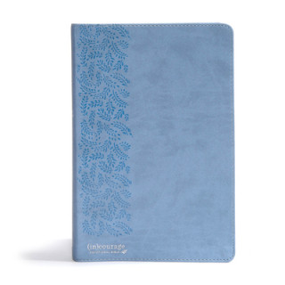 CSB (In)Courage Devotional Bible, Blue Leathertouch: Black Letter, Notetaking Space, Reading Plans, Easy-To-Read Font