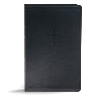 CSB Everyday Study Bible, Black Leathertouch: Black Letter, Study Notes, Illustrations, Aricles, Easy-To-Carry, Ribbon Marker, Easy-To-Read Bible Seri