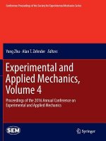 Experimental and Applied Mechanics, Volume 4