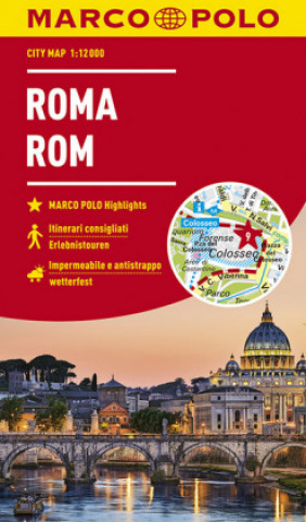 MARCO POLO Cityplan Rom 1:12 000. Rome / Roma