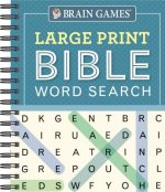 Brain Games - Large Print Bible Word Search (Blue)