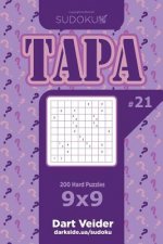 Sudoku Tapa - 200 Hard Puzzles 9x9 (Volume 21)