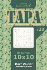 Sudoku Tapa - 200 Hard Puzzles 10x10 (Volume 28)