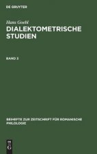 Beihefte zur Zeitschrift fur romanische Philologie Dialektometrische Studien