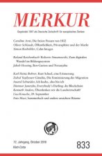 MERKUR Gegründet 1947 als Deutsche Zeitschrift für europäisches Denken - 2018-10