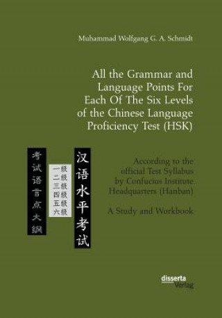 All the Grammar and Language Points For Each Of The Six Levels of the Chinese Language Proficiency Test (HSK)
