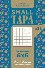 Sudoku Small Tapa - 200 Hard Puzzles 6x6 (Volume 11)