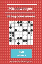 Minesweeper Puzzles - 200 Easy to Medium vol. 5