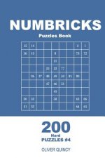 Numbricks Puzzles Book - 200 Hard Puzzles 9x9 (Volume 4)