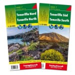 Tenerife North and South Hiking + Leisure Map, 2 Sheets  1:50 000