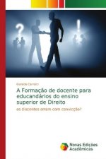 A Formaç?o de docente para educandários do ensino superior de Direito
