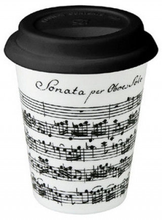 Hrnek Coffee to go Vivaldi Libretto white