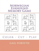 Norwegian Elkhound Memory Game: Color - Cut - Play