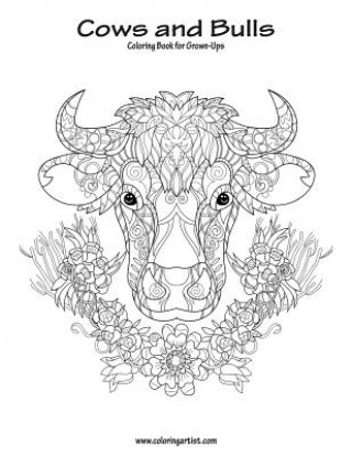 Cows and Bulls Coloring Book for Grown-Ups 1