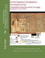 Ancient Egyptian Hieroglyphics, The Papyrus of Ani, Translation word by word: Ancient Egyptian Hieroglyphics, The Papyrus of Ani, Translation word by