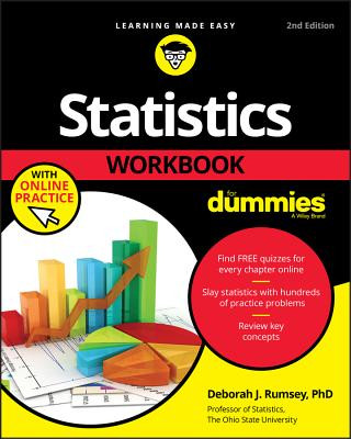 Statistics Workbook For Dummies, 2nd Edition with Online Practice