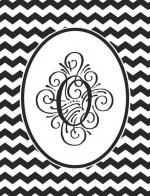 Monogram O 2018-2019 Coloring Academic Planner: Coloring Book Monthly and Weekly Black Chevron Student Calendar Planner 13 Months