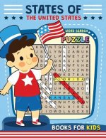 States of the United States Word Search Puzzle: Easy and Fun Activity Learning Work with Coloring Pages