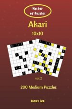 Master of Puzzles - Akari 200 Medium Puzzles 10x10 vol. 2