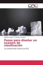 Pasos para disenar un examen de clasificacion