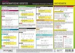 Info-Tafel Mathematische Gesetze