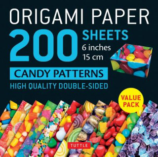 Origami Paper 200 sheets Candy Patterns 6