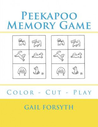 Peekapoo Memory Game: Color - Cut - Play
