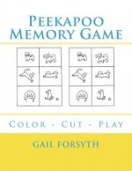 Peekapoo Memory Game: Color - Cut - Play
