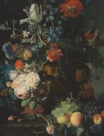 Flower Still Life Jan van Huysumc.: Flower Still Life, Jan van Huysumc.