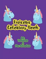 Unicorn Coloring Book for Toddlers & Pre-Schoolers: A Large Print Animal Unicorn Coloring Book for Toddlers, Pre-Schoolers, and Young Children Featuri