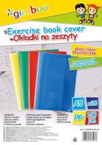 Okładka na zeszyt A5 GIMBOO krystaliczna 25 sztuk  mix kolorów