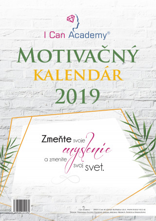 I Can Academy Motivačný kalendár 2019