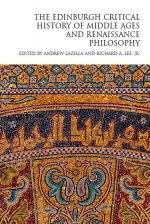 Edinburgh Critical History of Middle Ages and Renaissance Philosophy