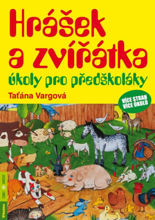 Hrášek a zvířátka úkoly pro předškoláky