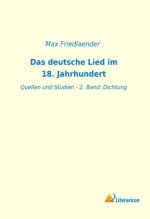 Das deutsche Lied im 18. Jahrhundert