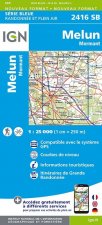 IGN Karte, Serie Bleue Melun.Mormant