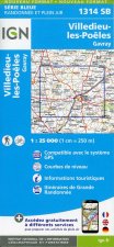 IGN Karte, Serie Bleue Villedieu-Les-Poëles.Gavray