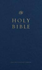 ESV PEW BIBLE HARDCOVER BLUE