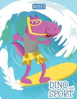 Dino und Sport: Malbuch