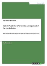 Kauderwelsch, kryptische Aussagen und Fachvokabular