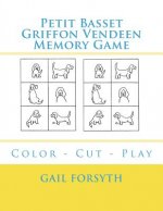 Petit Basset Griffon Vendeen Memory Game: Color - Cut - Play
