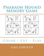 Pharaoh Hound Memory Game: Color - Cut - Play