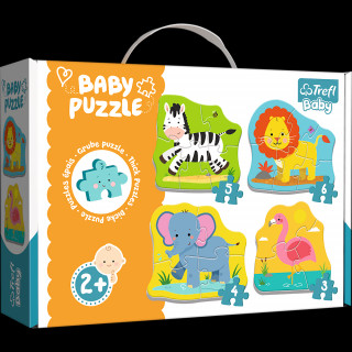 Baby puzzle Zvířata na safari 4v1