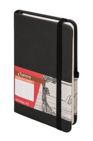 Secesja A6 Notes kratka czarny (Twarda)