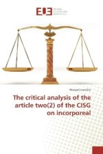The critical analysis of the article two(2) of the CISG on incorporeal