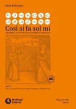Cos? si fa sol mi, Heft 1 -Musiklehre und Gehörbildung mit relativer Solmisation- (Dur ein- und zweistimmig, Intervalle, Grundlagen der Notenschrift)